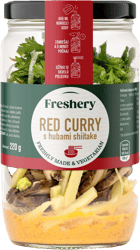 Freshery Red Curry Suppe mit Shiitake-Pilzen