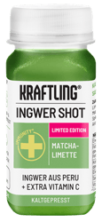 Krafting Ingwer Shot Matcha-Limette