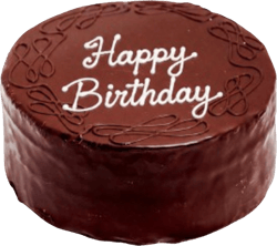 Gradwohl Sachertorte "Happy Birthday"
