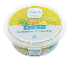 Maza Hummus mit Koriander und Limette
