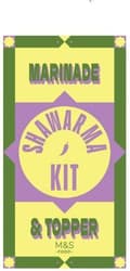 Marks & Spencer Shawarma Kit Marinade and Topping
