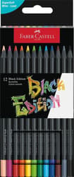 Faber-Castell Buntstifte Black Edition 12er Kartonetui