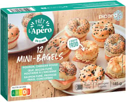 PICARD 12 gefüllte Mini Bagels (tiefgekühlt)