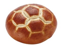 Laugenfussball Brötchen