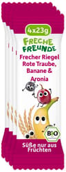 Freche Freunde BIO Frecher Riegel Banane, Rote Traube & Aronia