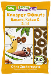 Freche Freunde Kids BIO Knusper Donuts Banane, Kakao & Zimt