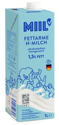 MIIL UHT low-fat milk 1.5%, 1 L, DLG Silver