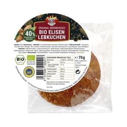 Original Nürnberger BIO Elisenlebkuchen natur 1 Stk.