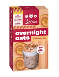 3Bears Overnight Oats Cinnamon Roll