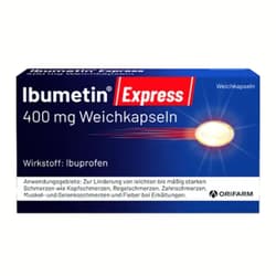 Ibumetin Weichkapseln Express 400 mg