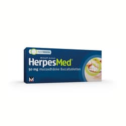 HerpesMed® 50 mg mucoadhäsive Buccaltabletten