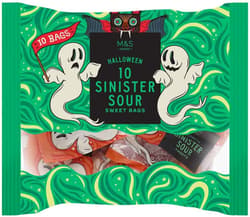 Marks & Spencer 10 Sinister Sour Minipacks Geleebonbons