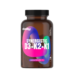 Daily Synergistisches Vitamin D3 + K2 + K1