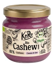 KoRo BIO Cashewmus mit Cassis und Ube