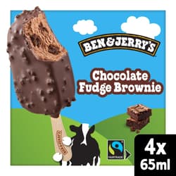 Ben & Jerry's Chocolate Fudge Brownie am Stiel 4 (tiefgekühlt)