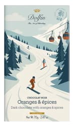 Dolfin Chocolat Noir aux oranges confités et épices
