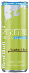 Red Bull Energy Drink Sugarfree Winter Edition Pistachio & Berries (Disposable Deposit)