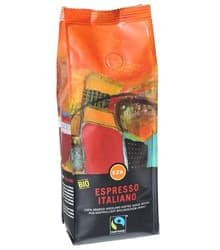 EZA BIO Fairtrade Kaffee Espresso Italiano ganze Bohne