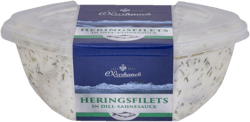 Warhanek Herring Fillet in Dill Cream Sauce with Cucumbers