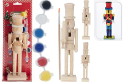 DIY Nutcracker 22. 5 cm, pine wood