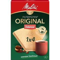 Melitta Gourmet Intense filter papers natural 1x4/80 pieces