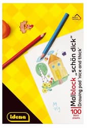 Idena Malblock nice and thick 100 sheets 70g/m² DIN A4