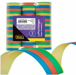 Idena streamers 18 tear-offs multi-colored 400cm 3 pieces