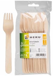 Wooden forks, 20 pieces