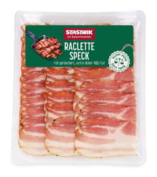 Stastnik Raclette Speck geschnitten