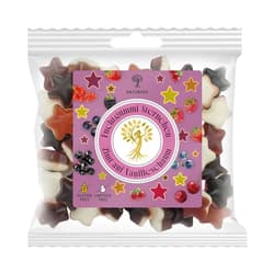 Fruchtgummi Zimt auf Vanilleschaum