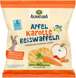Alnatura Apple Carrot Rice Cakes 35g (from 8 months)