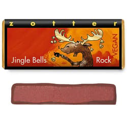 Zotter Organic Hand-scooped Jingle Bells Rock - Red Wine (Alc. ) vegan