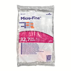 Micro-Fine Insulinspritzen mit Nadeln U100 1ml (0,33 mm x 12,7 mm)