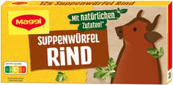 Maggi Rindfleischsuppe Bouillon 12 Würfel