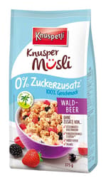 Knusperli Knuspermüsli Waldbeer ohne Zuckerzusatz