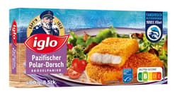 Iglo MSC Pacific cod, breaded