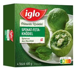 Iglo Spinat-Feta Knödel (tiefgekühlt)