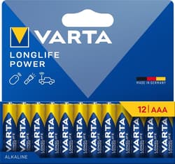 VARTA LONGLIFE Power AAA Blister 12