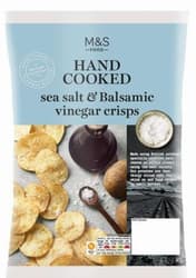 Marks & Spencer Sea Salt & Balsamic Vinegar Hand Cooked Crisps