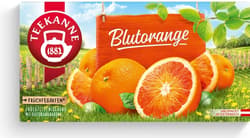Teekanne Früchtegarten Blutorange Teebeutel