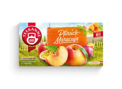 Teekanne Früchtegarten Pfirsich-Maracuja Teebeutel