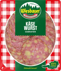 Wiesbauer Käsewurst geschnitten