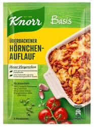 Knorr Basis Überbackener Hörnchen-Auflauf