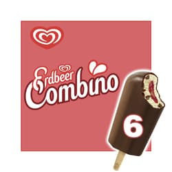 Eskimo Multipack 6 x Erdbeer Combino (tiefgekühlt)