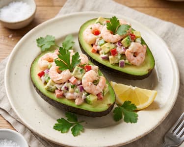Shrimp Salat mit Avocado