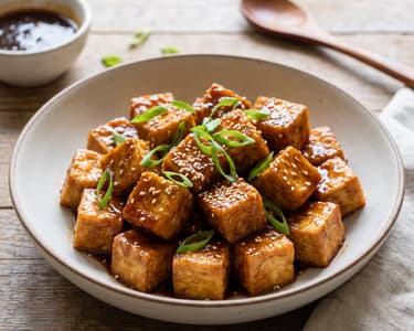 Crispy Sticky Tofu