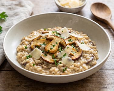 Risotto mit Steinpilzen