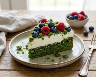 Moostorte mit Mascarpone und Beeren