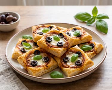 Mini Puff Pastry Pizza