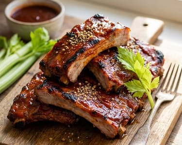 Baby Back Ribs mit KC BBQ Sauce